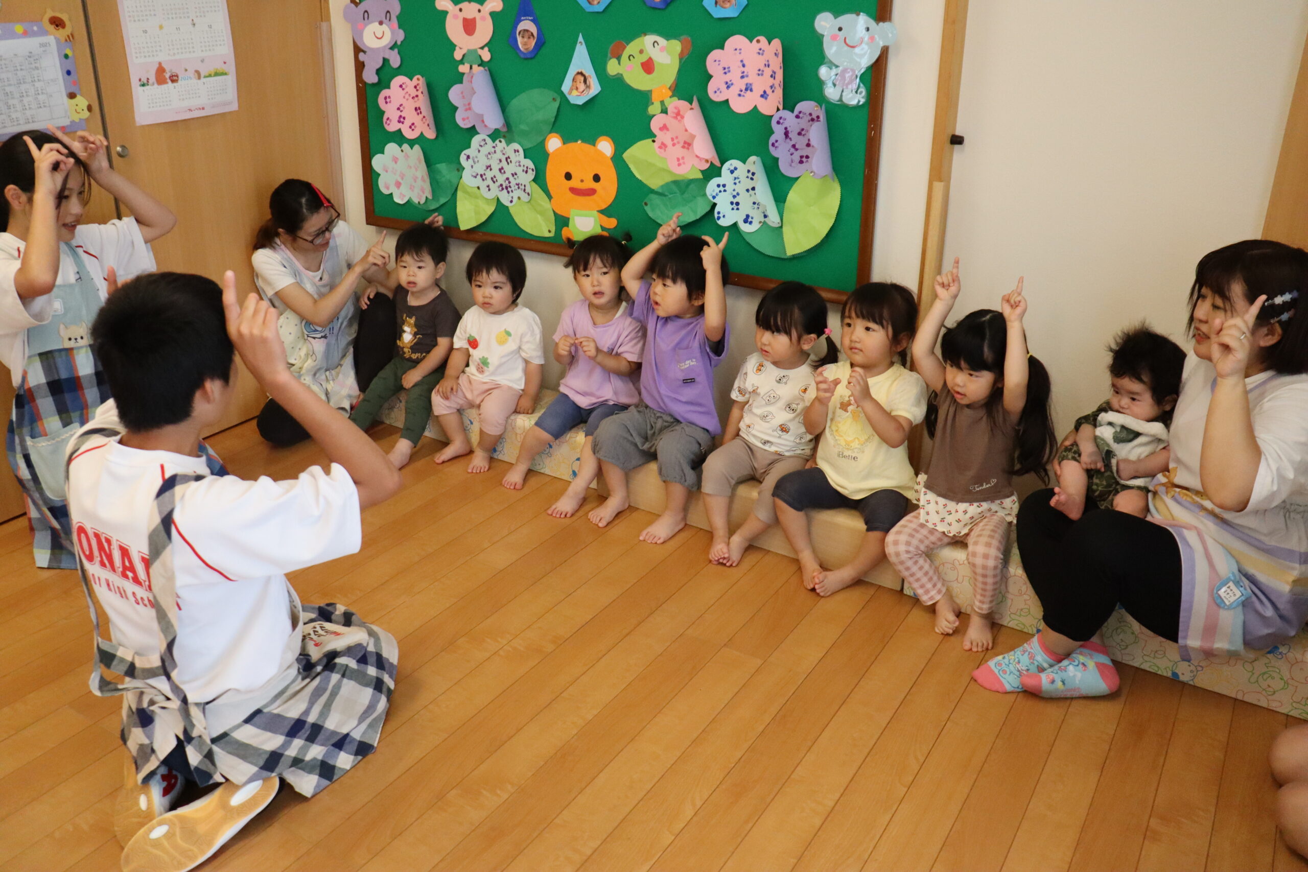 中学生とのお別れ会(宮っ子ﾁｬﾚﾝｼﾞ)